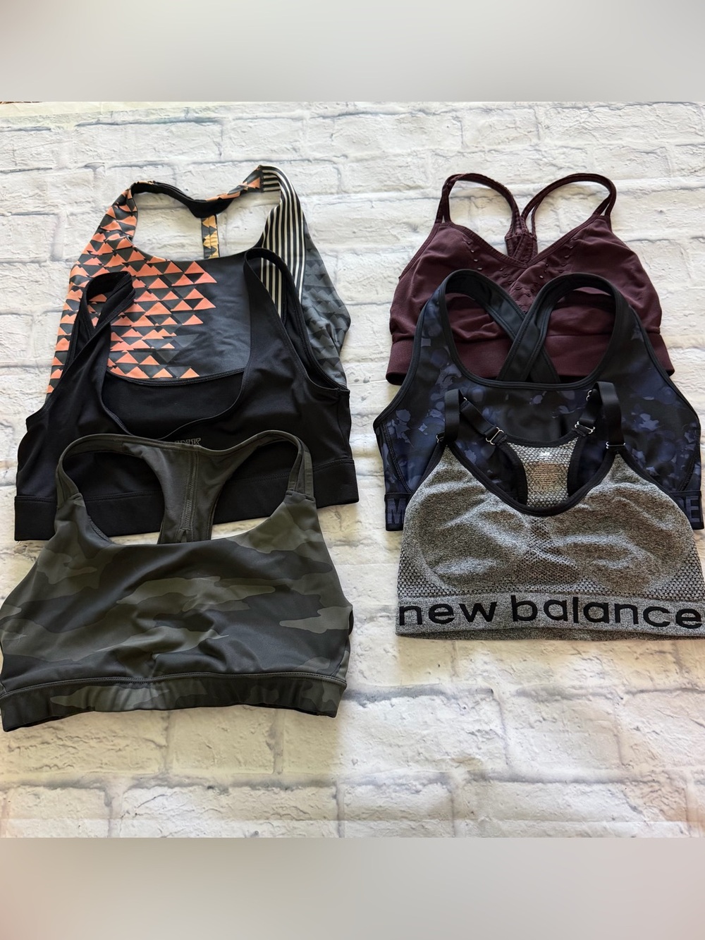 Bundle of 6 Sports Bras | Women's Size Medium